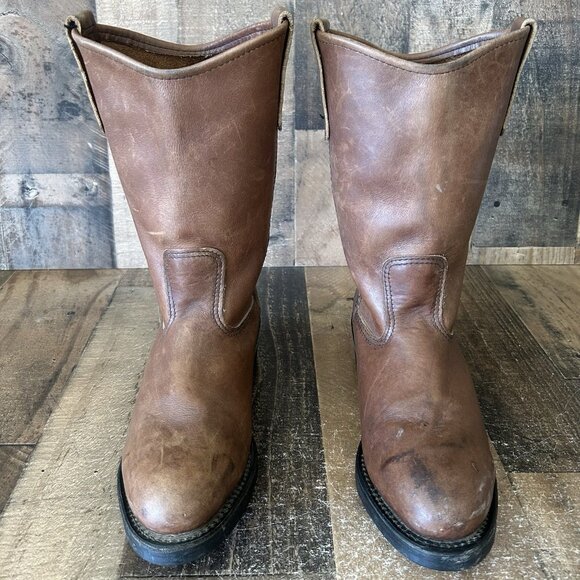 Red Wing 2214 Pecos Steel Toe Pull On Work Boots Mens 7.5 D - Picture 7 of 12